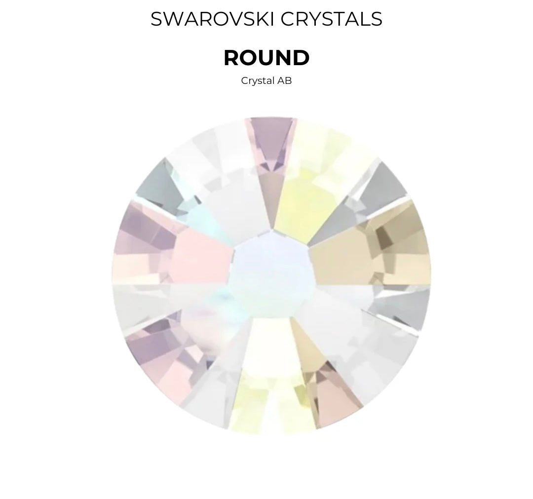 Gemas dentales SWAROVSKI® 2058 redondos - Crystal AB